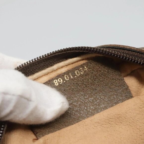 GUCCI GG Supreme Web Sherry Line Bag PVC Beige Gold 89 01 034 Auth yk18098 - Picture 13 of 16